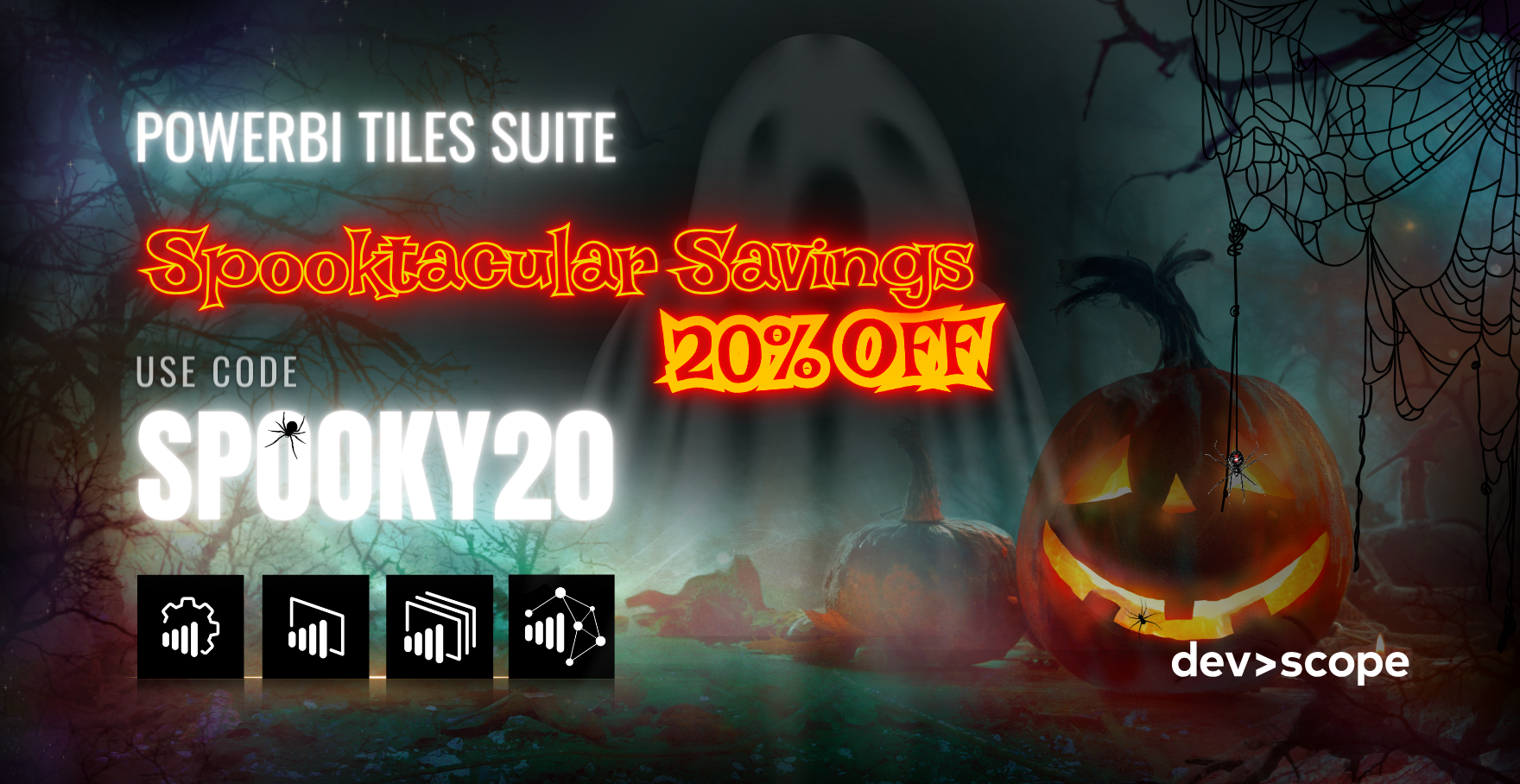 Spooktacular Savings: 20% off DevScope products for Halloween!