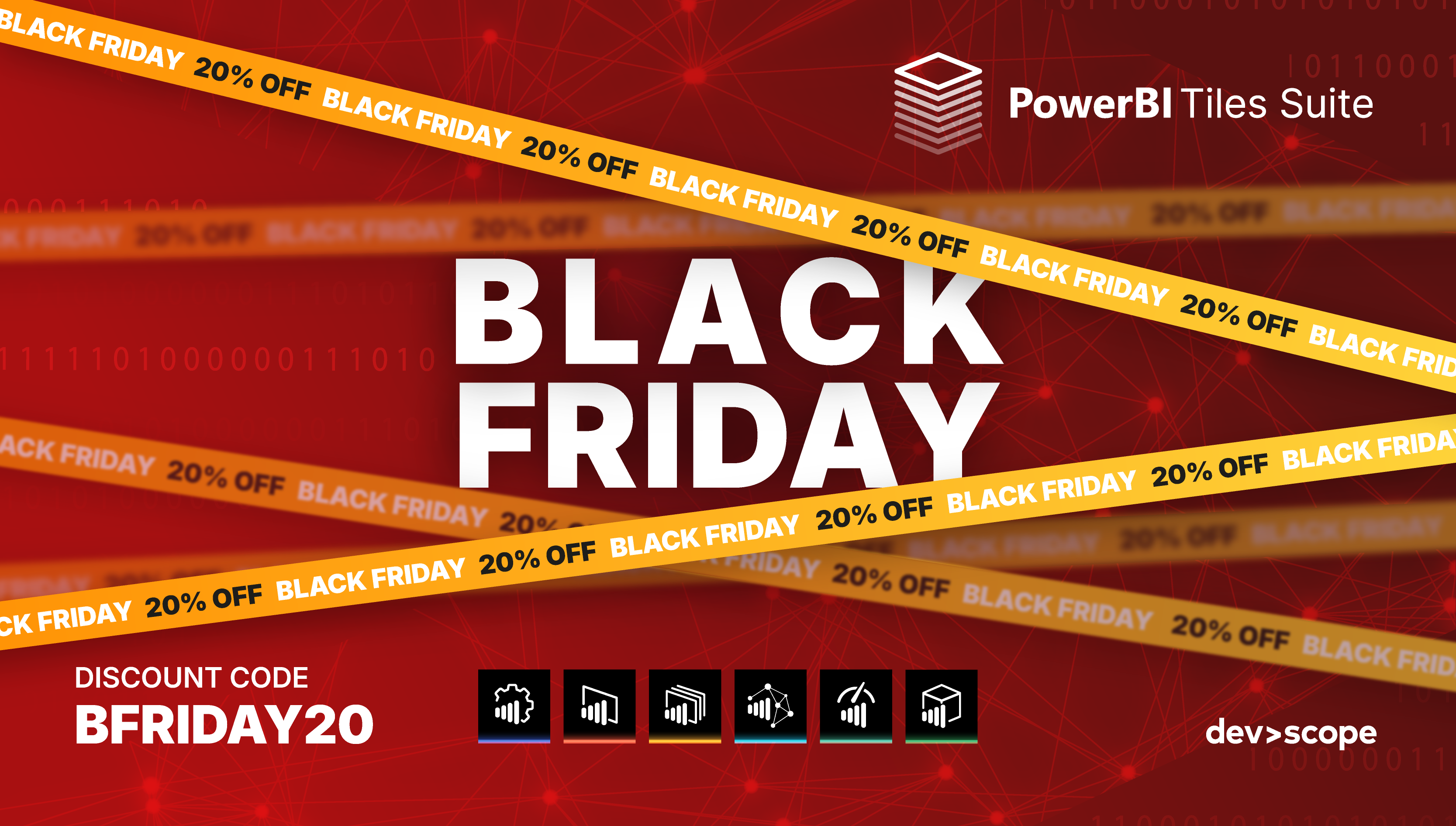 💥 Let the Black Friday Data Sale Begin 20% Off PowerBI Tiles Suite! 
