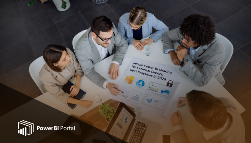 Secure Power BI Sharing for External Clients: 2026 Guide 