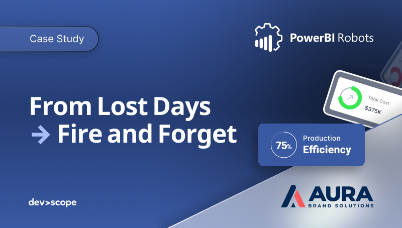 From Lost Days to “Fire and Forget”: How Aura Brands Automated Client Reporting and Transformed the Factory Floor